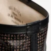Mala grande para mulher, em preto/laranja