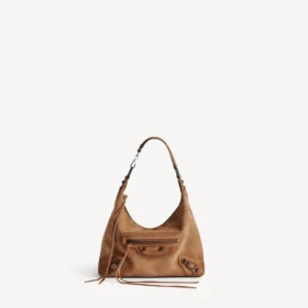 Mala hobo Le City pequena para mulher em camelo