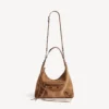 Mala hobo Le City pequena para mulher em camelo
