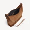 Mala hobo Le City pequena para mulher em camelo