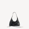 Mala hobo Le City pequena para mulher, em preto