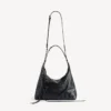 Mala hobo Le City pequena para mulher, em preto