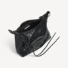 Mala hobo Le City pequena para mulher, em preto
