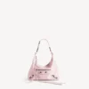 Mala Hobo Le City pequena para mulher em rosa pétala