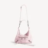 Mala Hobo Le City pequena para mulher em rosa pétala