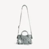 Mala Le City Bag Mini para mulher em azul-cinzento