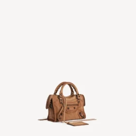Mala Le City Bag Mini para mulher em camelo
