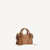 Mala Le City Bag Mini para mulher em camelo
