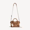 Mala Le City Bag Mini para mulher em camelo