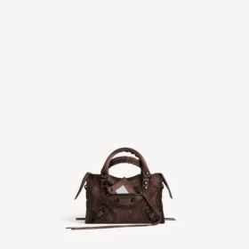 Mala Le City Bag Mini para mulher em cor café claro