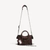 Mala Le City Bag Mini para mulher em cor café claro