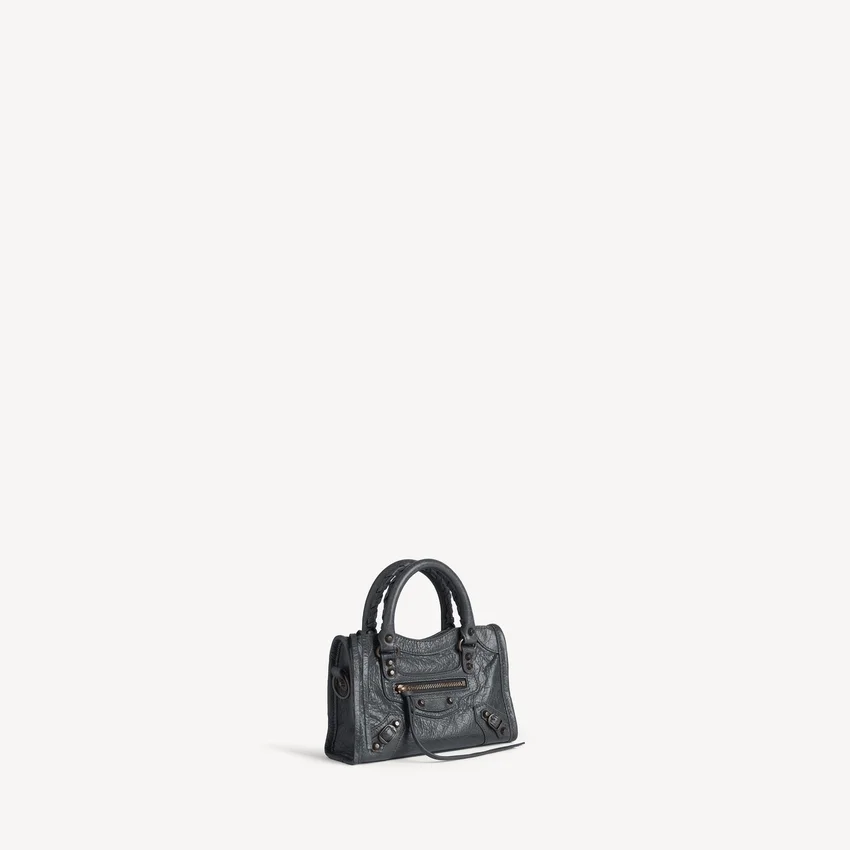 Mala Le City Bag Nano para mulher em rocha vulcânica Mala Le City Bag Nano para mulher em rocha vulcânica
