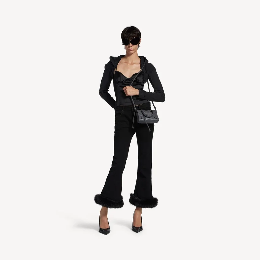 Mala Le City Bag Nano para mulher em rocha vulcânica Mala Le City Bag Nano para mulher em rocha vulcânica