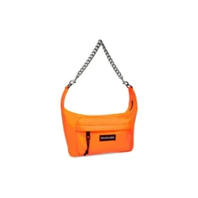 Mala Média Raver com Corrente «Laranja Fluo» 7410802AACO7526