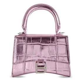 Mala Mini Hourglass com alça superior «Lilás» 664676-1S4NY-5304