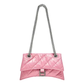 Mala pequena com corrente Crush acolchoada «Rosa» 716351210J05812