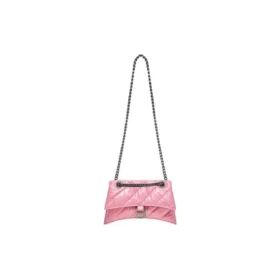 Mala pequena com corrente Crush acolchoada «Rosa» 716351210J05812