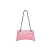 Mala pequena com corrente Crush acolchoada «Rosa» 716351210J05812