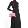 Mala pequena com corrente Crush acolchoada «Rosa» 716351210J05812