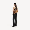 Mala Rodeo feminina, tamanho médio, em camelo