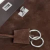 Mala Rodeo para mulher, tamanho médio, em cor café claro