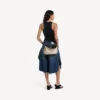 Mala Rodeo pequena para mulher em bege/preto