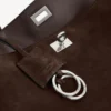 Mala Rodeo pequena para mulher em cor café claro