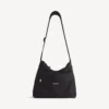 Mala tipo hobo Explorer para homem, em preto
