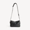 Mala tipo mensageiro Le 7 Cube para homem, pequena, em preto