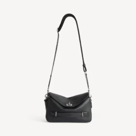 Mala tipo mensageiro Le 7 Cube para homem, pequena, em preto