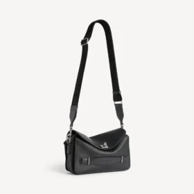 Mala tipo mensageiro Le 7 Cube para homem, pequena, em preto