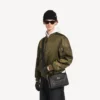 Mala tipo mensageiro Le 7 Cube para homem, pequena, em preto
