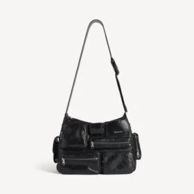 Mala tipo mensageiro masculina «Superbusy» em preto