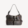 Mala tipo sling masculina «Superbusy» grande em castanho