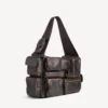 Mala tipo sling masculina «Superbusy» grande em castanho