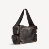 Mala tipo sling masculina «Superbusy» grande em castanho