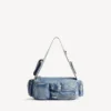 Mala tipo sling masculina «Superbusy» pequena em azul