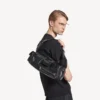 Mala tipo sling masculina «Superbusy» pequena em preto