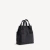 Mala tipo tote militar masculina, pequena, em preto
