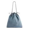 Mala Tote Média Crush em Denim «Azul» 7429412AAYA4661