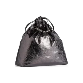 Mala Tote Média Crush Metalizada «Cinza» 7429412AATG1314