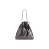 Mala Tote Média Crush Metalizada «Cinza» 7429412AATG1314