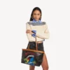 Mala tote Select para mulher, tamanho médio, em preto/vermelho Mala tote Select para mulher, tamanho médio, em preto/vermelho