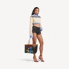 Mala tote Select para mulher, tamanho médio, em preto/vermelho Mala tote Select para mulher, tamanho médio, em preto/vermelho