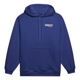 Masculino Balenciaga com logótipo estampado, clássico, azul-marinho 600583TIV531195