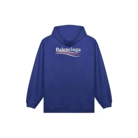 Masculino Balenciaga com logótipo estampado, clássico, azul-marinho 600583TIV531195