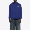 Masculino Balenciaga com logótipo estampado, clássico, azul-marinho 600583TIV531195