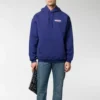 Masculino Balenciaga com logótipo estampado, clássico, azul-marinho 600583TIV531195
