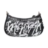Mini-bolsa Le Cagole com corrente e grafite «Black» 695814210G61090