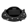 Mini-bolsa Le Cagole com corrente e relevo de crocodilo «Preto» 69581423EJY1000